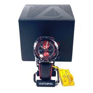 Invicta Racing Vector Chronograph Watch Mens 44mm Model 49366 Red Black NEW